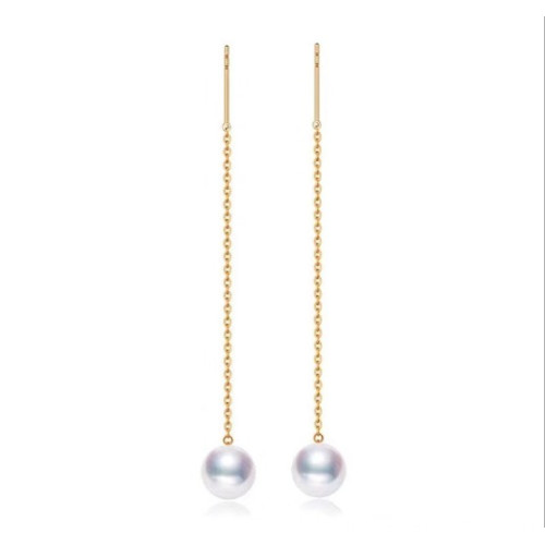 Popular 14K 18K Fresh Water Pearl Stud Earrings